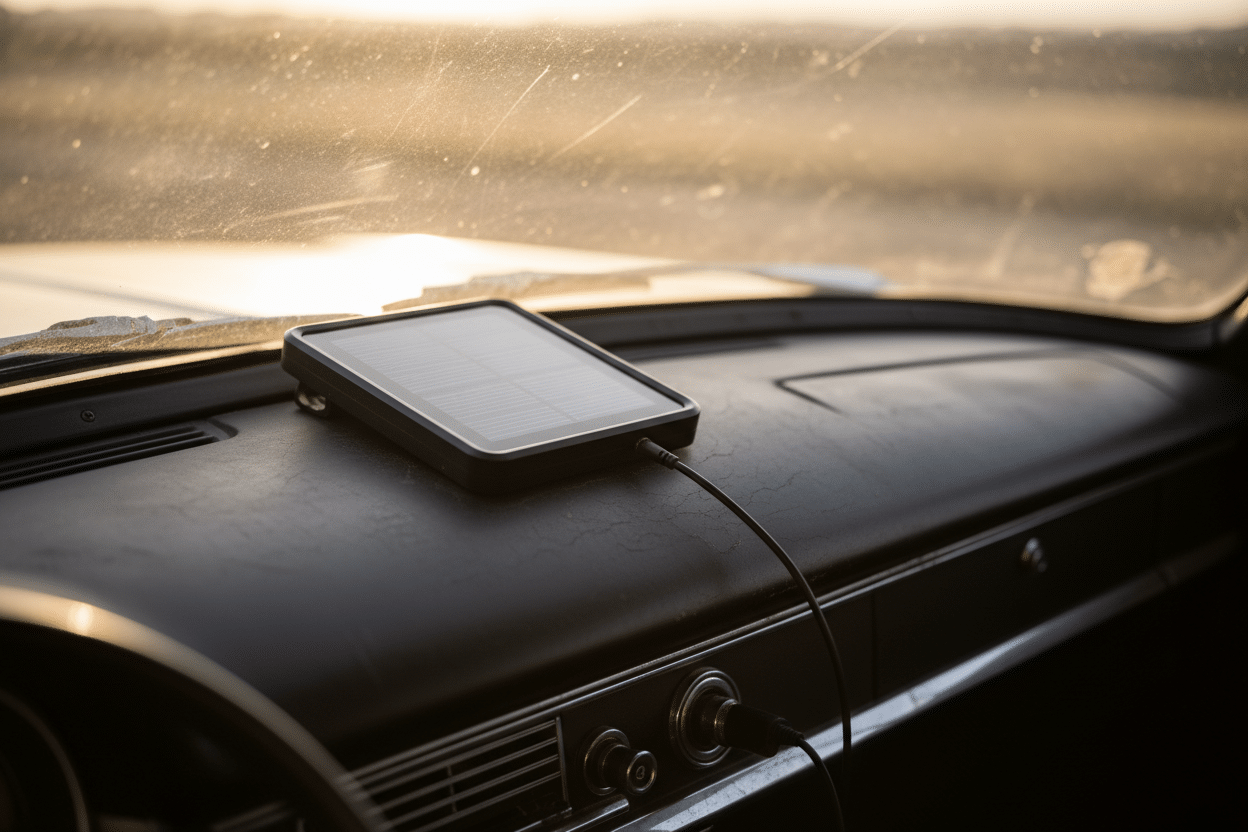 Étape 3 : La recharge solaire, une option pour les longues immobilisations